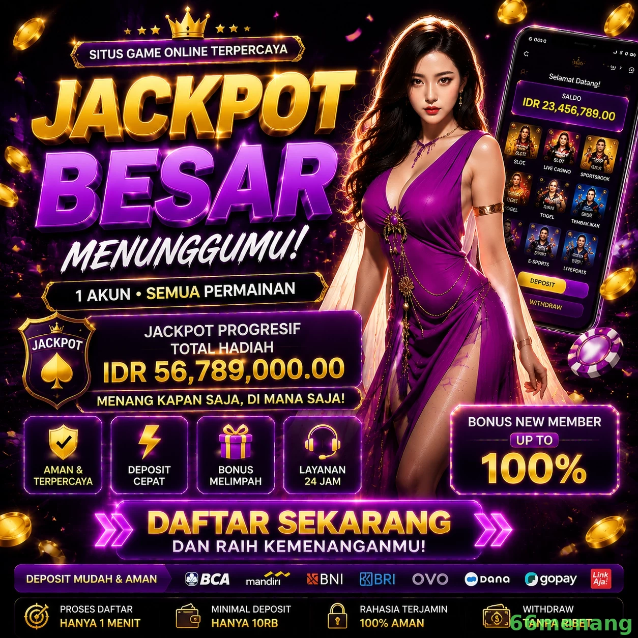 66menang